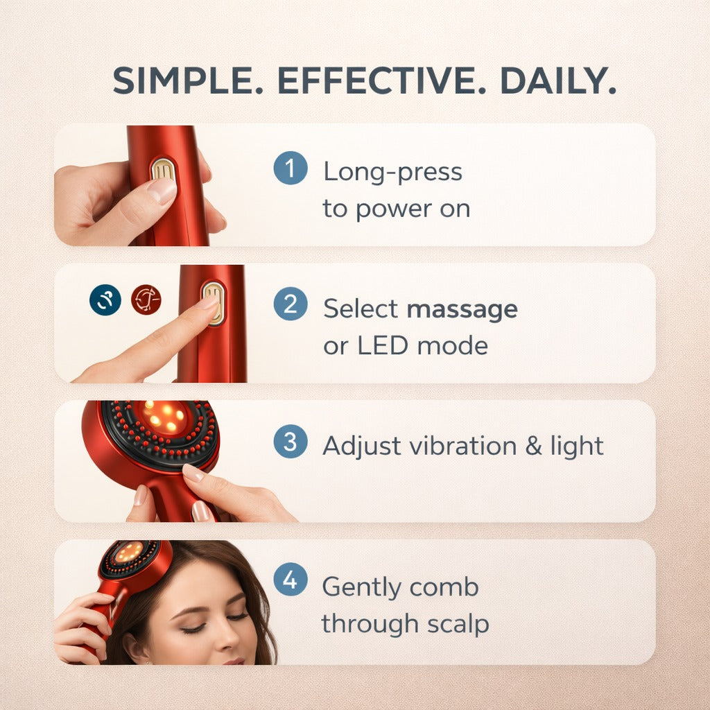 DermaComb Scalp Massager